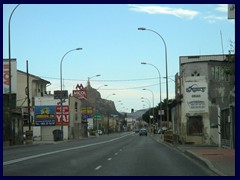 Murcia Northern outskirts, approaching the Christ statue. Remind of Mexico.